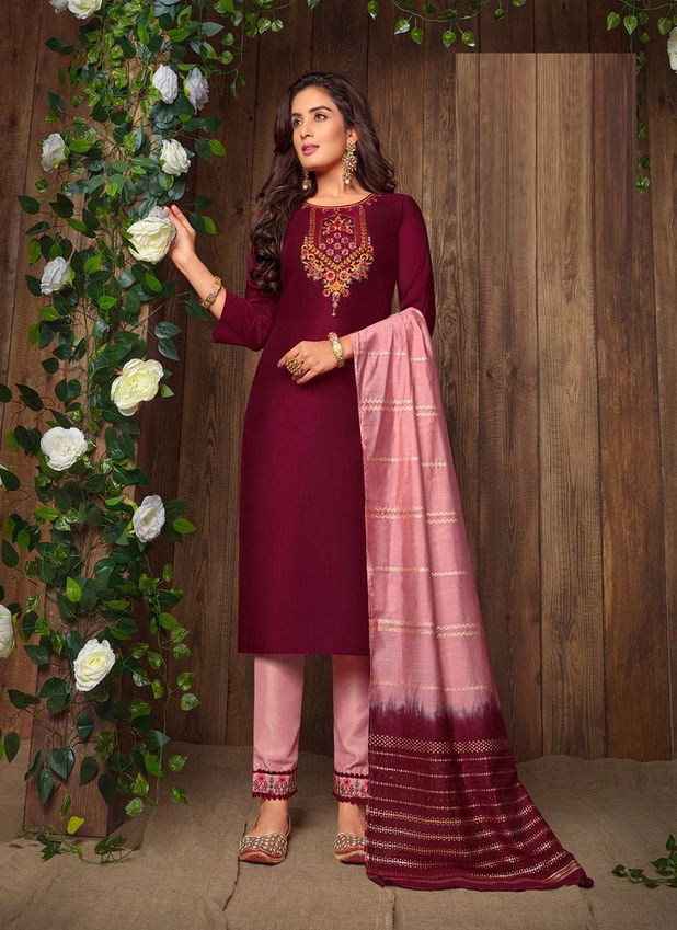 Lily And Lali Madhvi Fancy Designer Latest Ready Made Suit Collection